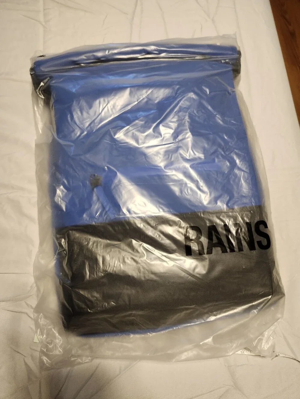 RAINS Roll-Top BLUE Backpack